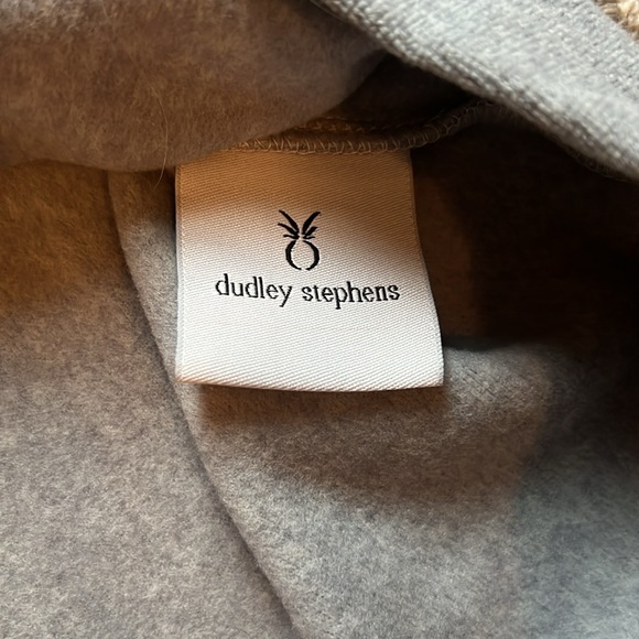 DUDLEY STEPHENS Greenpoint Turtleneck gray small Terry Fleece Funnel Neck NWT - Picture 8 of 9